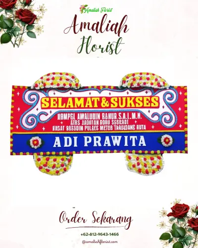 Karangan Bunga Ucapan Selamat ciporeat