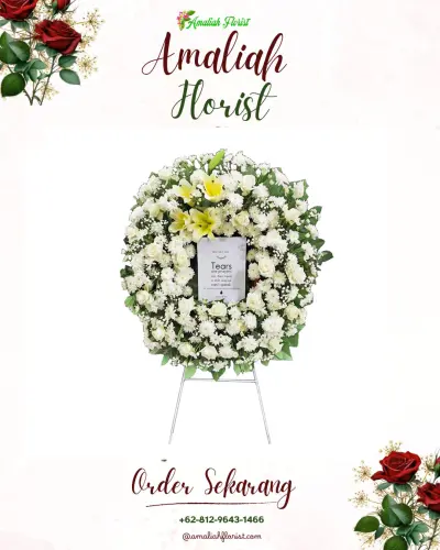 Krans Bunga Duka Cita ciporeat